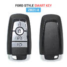 Keydiy KD Universal Smart Remote Key 4 Botones Ford Tipo ZB21-4 Funciona con KeyDiy KD-X2 Remote Maker and Cloner | Claves de los Emiratos -| thumbnail