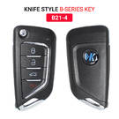Nuovo KeyDiy KD Universal Flip Chiave remota 3 + 1 pulsanti Coltello tipo B21-4 Lavora con KeyDiy KD-X2 Remote Maker e Cloner | Chiavi degli Emirati -| thumbnail