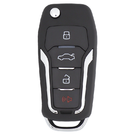 KeyDiy KD Universal Flip Remote Key 3+1 Botões Tipo Ford NB12-4