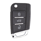 KeyDiy KD Universal Flip Remote Key 3 Botones VW MQB Tipo NB15