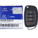 НОВЫЙ Hyundai Ioniq 2019 Оригинальный/OEM Откидной дистанционный ключ с 4 кнопками 433 МГц 95430-G2010 95430G2010, FCCID: SY5AERGE04 | Ключи от Эмирейтс -| thumbnail