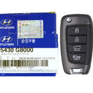 جديد Hyundai Grandeur 2018 أصلي / OEM فليب مفتاح بعيد 4 أزرار 433 ميجا هرتز 95430-G8000 95430G8000، FCCID: OSLOKA-450T | مفاتيح الإمارات -| thumbnail