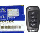 NUEVO Hyundai Granduer 2018 Genuine/OEM Flip Remote Key 4 Botones 433MHz 95430-G8000 95430G8000, FCCID: OSLOKA-450T | Claves de los Emiratos -| thumbnail