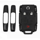 NEW Aftermarket GMC Chevrolet 2015 Remote Key Shell Black Color - Remote case, Car remote key cover, Key fob shells replacement at Low Prices. -| thumbnail