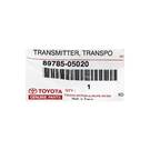 Nuovo originale OEM Toyota Corolla 2004 Chiave transponder originale ID transponder: 4C Numero di parte del produttore: 89785-05020 | Chiavi degli Emirati -| thumbnail