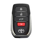 Toyota Land Cruiser 2022-2024 Chiave intelligente originale 3+1 pulsanti 433,58/434,42 MHz 8990H-60460 / 8990H-60351
