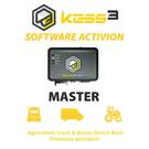 Alientech KESS3MA007 KESS3 Master Agricultura Truck & Buses Bench-Boot Protocols ativação