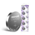 Carte de cellule de batterie universelle Maxel Lithium CR2032 (lot de 5 pièces)