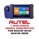 MaxiIM IM100 / MaxiIM IM508 için Autel 1 Yıllık Güncelleme Aboneliği