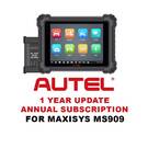 Подписка Autel на 1 год обновлений для MaxiSYS MS909