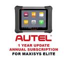 MaxiSys Elite için Autel 1 Yıllık Güncelleme Aboneliği