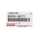 Toyota Highlander 2011-2012 Smart Key 3 botones 315MHz para especificaciones de China Número de pieza del fabricante: 89904-48171 | Claves de los Emiratos -| thumbnail