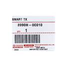 Toyota Tundra 2022 Chiave telecomando intelligente originale/OEM 3+1 pulsanti 12,11/314,35 MHz Numero parte OEM: 8990H-0C010 / 8990H-0C011 / 8990H-AK010 / 8990H-0C012 | Emirates Keys -| thumbnail
