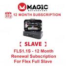 MAGIC FLS1.1S - Assinatura de renovação de 12 meses para Flex Full Slave