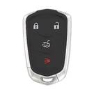Cadillac Smart Remote Key Shell 3+1 Botão Tipo Tronco Sedan