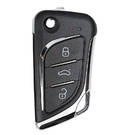 Xhorse Flip Remote Key 3 Buton Bıçak Tipi Tel Tipi XKLKS0EN