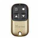 Xhorse VVDI Key Tool Wire Garage Remote Key 4 Buttons Golden Color Type XKXH05EN