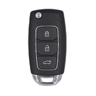 Xhorse Flip Remote Key Wire Universal 3 أزرار نوع Hyundai XKHY05EN