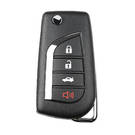 Xhorse Flip Remote Key Wire Universal 4 Buttons Toyota Type XKTO10EN