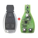 Xhorse Mercedes BGA Chrome Remote 433-315MHz 3 أزرار XNBZ01