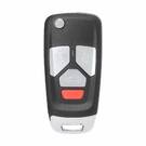 Xhorse VVDI VVDI2 Wire Flip Remote Key 3+1 Button Audi Type XKAU02EN