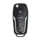 Xhorse VVDI Key Tool VVDI2 Alambre Flip Remote Key 4 Botones Ford Tipo XKFO01EN