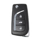 Strumento chiave Xhorse VVDI VVDI2 Chiave remota wireless a 3 pulsanti Stile Toyota XNTO00EN