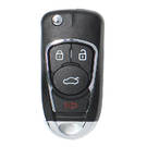 Keydiy KD Универсальный выкидной дистанционный ключ 3+1 кнопки Buick Type B22-3+1
