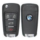 Keydiy KD Универсальный откидной дистанционный ключ 3 + 1 кнопки Chevrolet Type B18 Работа с KD900 и KeyDiy KD-X2 Remote Maker and Cloner | Ключи от Эмирейтс -| thumbnail
