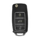 Face à Face Copieur Universel Flip Remote Key 3 Boutons 433MHz VW Chrome Type RD264