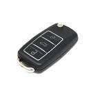 New Aftermarket Face to Face Universal Flip Remote Key 3 Buttons Adjustable Frequency VW Chrome Type RD389T High Quality Best Price | Emirates Keys -| thumbnail