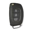 Cara a cara Universal Copier Flip Remote Key 3 Botones Frecuencia ajustable Tipo Hyundai Sonata