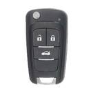 Face à Face Copieur Universel Flip Remote Key 3 Boutons 433MHz Opel Type RD414