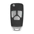 Yüz Yüze Üniversal Flip Uzaktan Anahtar 3 Düğme 433MHz Audi Yeni Tip