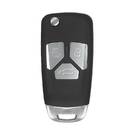 وجهاً لوجه Universal Flip Remote Key 3 أزرار 433MHz نوع أودي الجديد