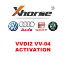 Xhorse VVDI2 96bit ID48 Komple Klonlama Hizmeti Aktivasyonu (VV-04) Golf 7 Plus Ücretsiz VAG MQB İmmobilizer (VV-05) için
