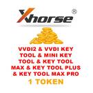 Xhorse VVDI2 & VVDI Key Tool & Mini Key Tool & Key Tool Max & Key Tool Plus & Key Tool Max Pro 1 Token for ID48-96 Bit Calcul