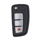 Yüz Yüze Üniversal Flip Remote Anahtar 2+1 Buton 315MHz Nissan Tipi