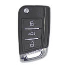 Face to Face Universal Flip Remote Key 3 Buttons 315MHz Volkswagen MQB Type