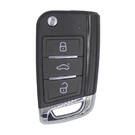 Cara a Cara Universal Flip Remote Key 3 Botones 315MHz Tipo Volkswagen MQB