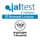 Jaltest - Renouvellement de certaines marques de camions. Licence d'utilisation 29051117 Foton