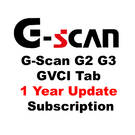 G-Scan G2 G3 GVCI Tab Abonnement de mise à jour d'un an