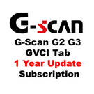 Suscripción de actualización de 1 año a G-Scan G2 G3 GVCI Tab