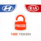 Calculadora Pincode on-line KIA e Hyundai 100 Token