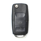 Keydiy KD Universal Flip Remote Key 3 Botões Volkswagen Tipo B01-3