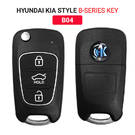 Keydiy KD Универсальный флип-пульт 3-кнопочного ключа Hyundai KIA Type B04 Работа с KD900 и KeyDiy KD-X2 Remote Maker and Cloner | Ключи от Эмирейтс -| thumbnail