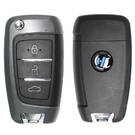 Keydiy KD Universal Flip Remote Key 3 botones Hyundai tipo B25 funciona con KD900 y KeyDiy KD-X2 Remote Maker y Cloner | Claves de los Emiratos -| thumbnail