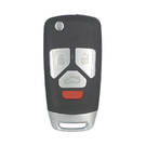 Keydiy KD Universal Flip Remote 3+1 botões Audi tipo NB27-3+1 PCF