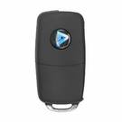 KD Universal Flip Remote Key 3 Botones Chrome VW Tipo B01-3 | mk3 -| thumbnail