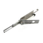 Ferramenta decodificadora Lishi 2 em 1 original HU66 + TWIN-AG VAG Twin Lifter de ignição, tipo anti-reflexo